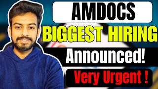 Amdocs Biggest Hiring Announced | UBS, Hackerearth Direct Hiring | OFF Campus Drive For 2025, 2024