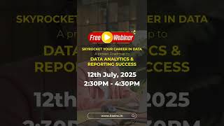 Python, SQL, Power BI… What should I learn first? | Free Online Webinar | Data Analytics
