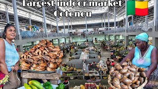 Cost of living in Cotonou Bénin West Africa. Indoor markets are taking over the city of Cotonou.