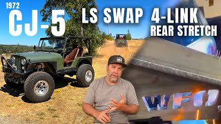 CJ-5 LS Swap W/ 4-Link Rear Stretch! FULL Build, Breakdown, Test Drive and Walk Around!