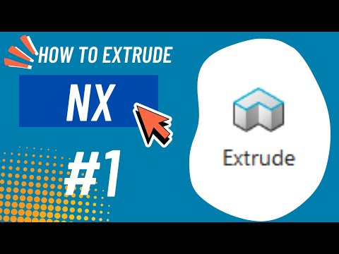 How to Use Extrude Command in NX | Tutorial #1