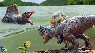 D-REX Vs T-REX & SPINOSAURUS 🦖 Jurassic World Rebirth | Dinosaur Toys Movie