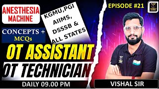 AIIMS CRE | DSSSB | KGMU OT ASSISTANT |PGI | SGPGI | OT TECHNICIAN MCQS | class #21| BY VISHAL SIR