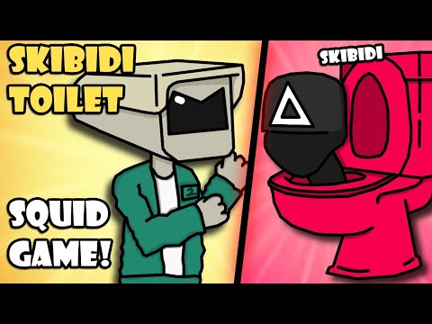 🐙 SKIBIDI TOILET SQUID GAME SQUID TOILET OR SKIBIDI GAME!? #sticknodespro #squidgame #skibiditoilet