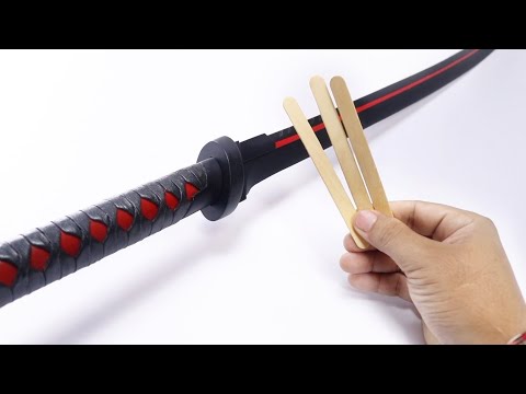Awesome Cyberpunk Katana Our Papsicle Sticks