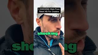 SHOCKING Tiktok stats from Tiktok HQ 🤯 [Part 1] #tiktoktips #tiktokgrowthhacks #tiktoktips