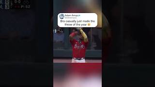 This throw 🤯 #baseball