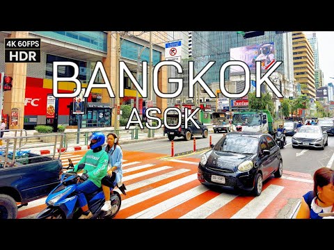 🇹🇭 Asok Bangkok 2025: Summer Adventure in Street Food Paradise (4K  HDR)