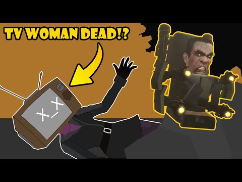 Skibidi Toilet 73 Part 2 - TV Woman Dead!? Fan Animation @DaFuqBoom #skibiditoilet #sticknodespro