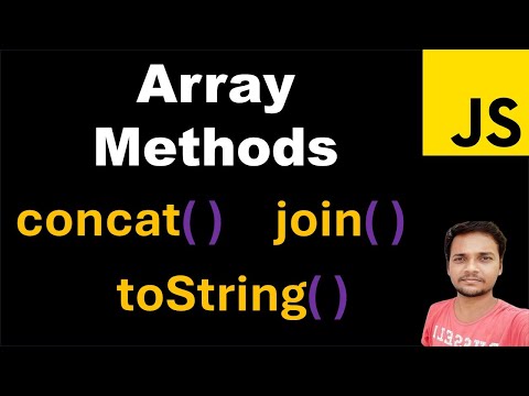 concat( ) vs join( ) vs toString( ) method in javascript.