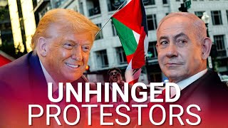 Unhinged protesters descend on the White House as Netanyahu nominates Trump for Nobel Peace Prize