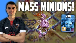 81 MINIONS BREAK TH16 Bases!😱 - Clash of Clans