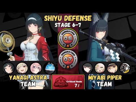 Shiyu Defense Yanagi Astra Yao Miyabi Stage 6-7 | Zenless Zone Zero v1.5