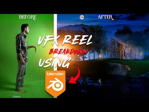 Old Lamp VFX Reel Breakdown | Blender Tutorial | Green Scree Tutorial