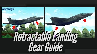 How to make Retractable Landing Gear for Your Aircraft (Guide) (Roblox BABFT)