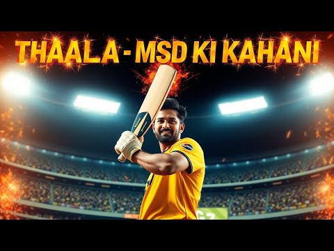 THAALA - MSD की कहानी | The Untold Journey of a Legend | DreamCode Stories & Music #csk #thala #ipl
