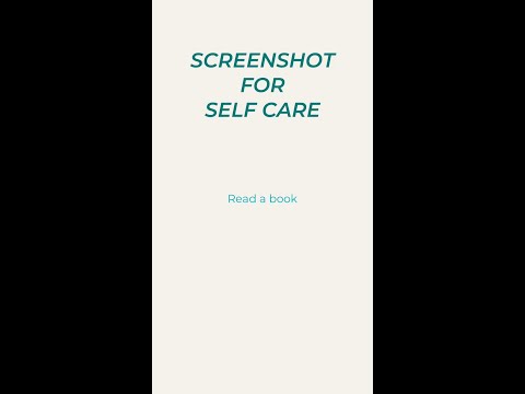 Screenshot to get your self-care assignment for today! 💆‍♀️✨