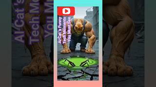 AI Cat Does the Unbelievable! | Funny Tech Moments You Must See. #viralvideos #cutecat