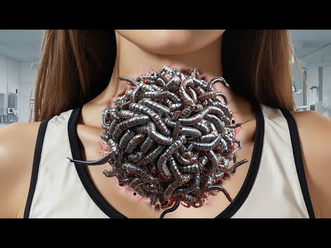 ASMR Animation from infected Neck LIVE @beautyasmr1m