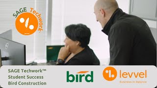 SAGE Techwork™ Student Success Bird Construction- Erin Salomons, Rick Begg CIO, & Fergle D'Aubeterre