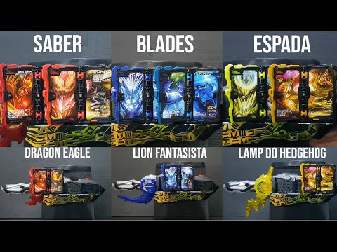 COMPILATION | Kamen Rider Saber Blades Espada Two Books Form - Wonder Ride Book DX