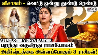 விசாகம் நட்சத்திரம் 2025 👉 அதிர்ஷ்டத்தை அள்ளப்போகும் ராசிகள் | Astrologer Vidhya Karthik | Visakam