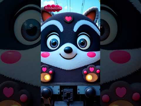 Raccoon Themed Train 🦝 Would you like