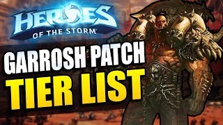 Nubkeks' Heroes of the Storm Tier List // Garrosh Patch - 2017 Season 2