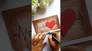 #ideasfrompininterest #easycardmaking #easycards #love #lovecards #artandcraft #artwork #card4❤️