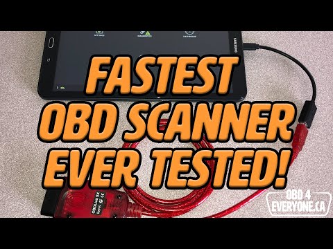 Super Speed Test: OBDLink SX + OTG Cable on Android: OBD4Everyone E22