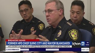 Former HPD police chief files lawsuit against Mayor Blangiardi, City and County