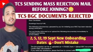 TCS Joining & Onboarding Biggest Change 😱 | TCS Rejecting BGC Documents | Offer Letter | Survey Mail