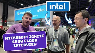 Microsoft Ignite Show Floor Interview with Intel