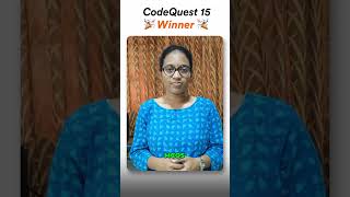 🚀Varshini's Victory | CodeQuest Champion Lands WEBGO Intern Interview | Shorts | #coding #codetogrow