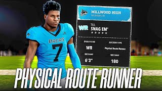 College Football 26 Road To Glory - Creation of The Physical Route Running WR