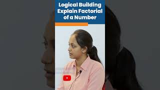 Logic Building Program | Factorial of a Number | #shorts #kiransir #javainterviewquestion