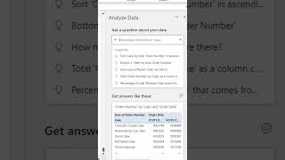 Analyze Data in Microsoft Excel
