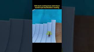 PDD stock crashing hard, total chaos!Suicide style shareholders' meeting #stockmarket #stocks