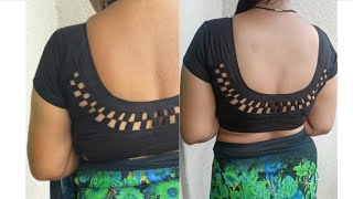 Blouse Design Cutting And Stitching Back Neck Blouse Designs | Blouse ke Design