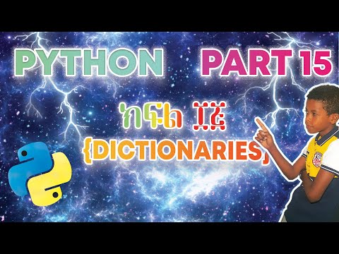 {Dictionaries} | Python Lesson 15
