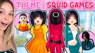 Buying SQUID GAMES THEMES in Dress to Impress