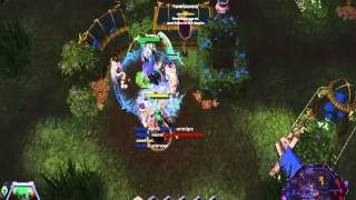 Malfurion is winning by healing in Heroes of the Storm MOBA closed beta
