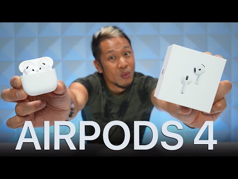 Apple AirPods 4 Unboxing! Comparison vs AirPods Pro 2 & AirPods 3!