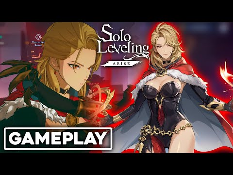 GINA - OFFICIAL GAMEPLAY, SKILLS ROTATIONS, & SKINS (Solo Leveling ARISE)