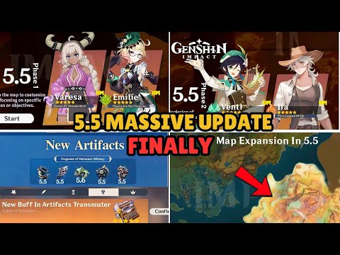 GENSHIN 5.5 LEAKS: NEW CHARACTERS, RERUNS & HUGE MAP EXPANSION!