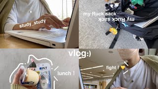 （vlog）実習中の土曜日！記録に追われる看護学生👩🏻‍💻📄👩🏻‍⚕️