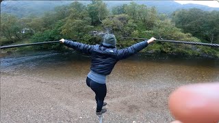 SKETCHY Rope Bridge near Glen Nevis Steall Waterfall