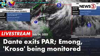LIVE | DOST-PAGASA issues weather forecast (July 24, 2025, 5 p.m.)