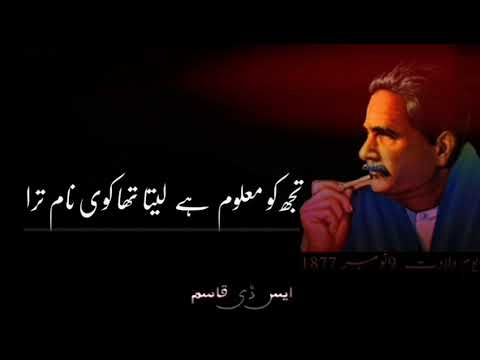 Alama iqbal shikwa 9 November iqbal day/status /urdu /poetry  #status #urdu  #allamaiqbal