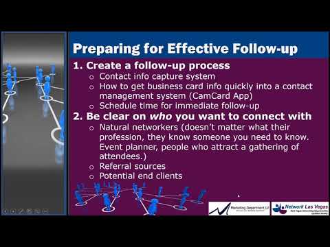 Networking Follow-up Tuneup